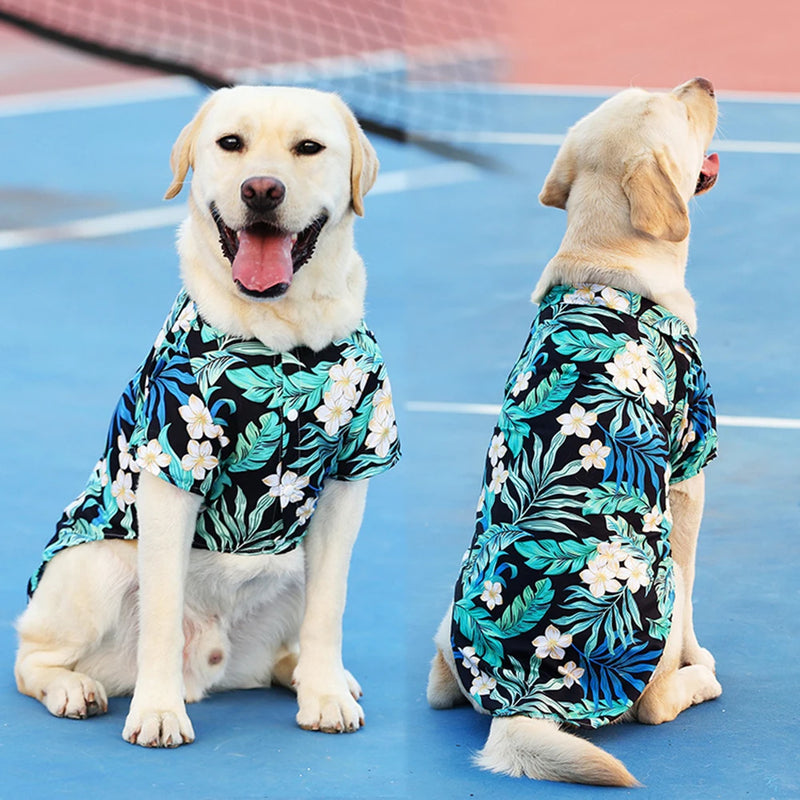 Camisa Animal. Estilo Havaí. Para Cães.