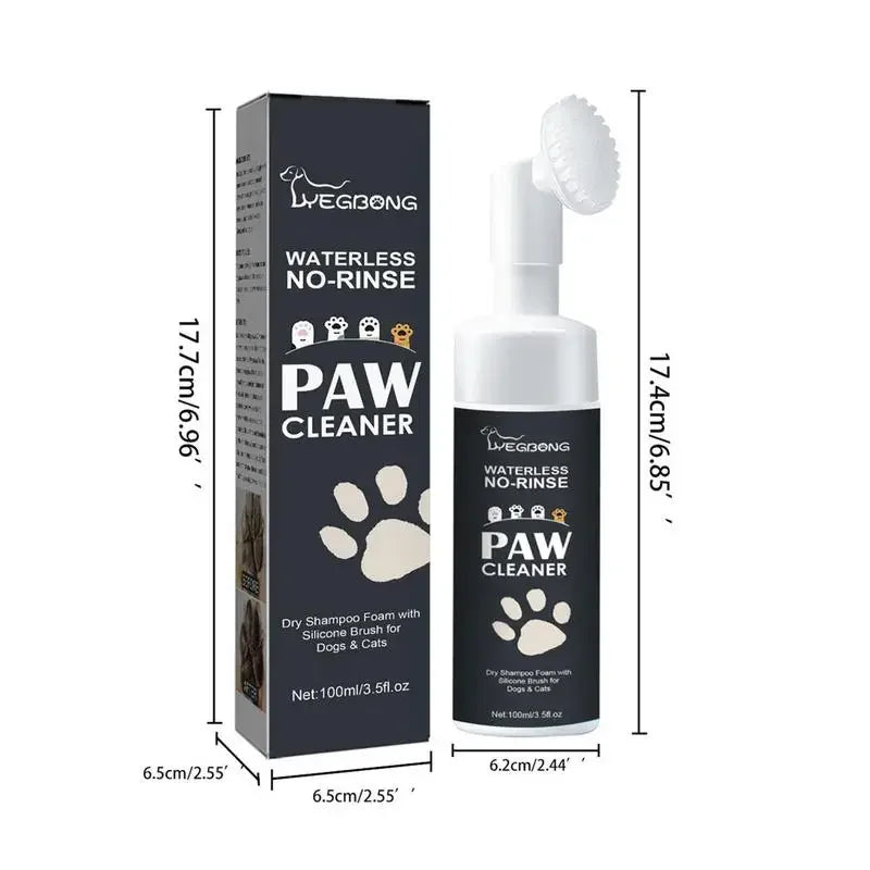 Limpador sujeira profunda de pata ´para cão e gato 100ml