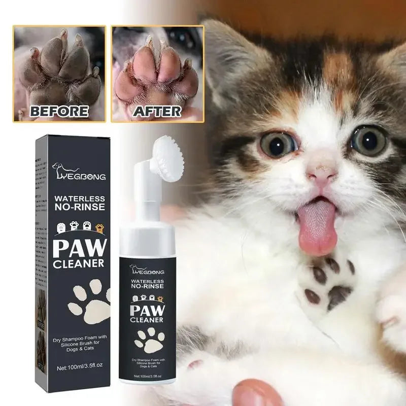 Limpador sujeira profunda de pata ´para cão e gato 100ml