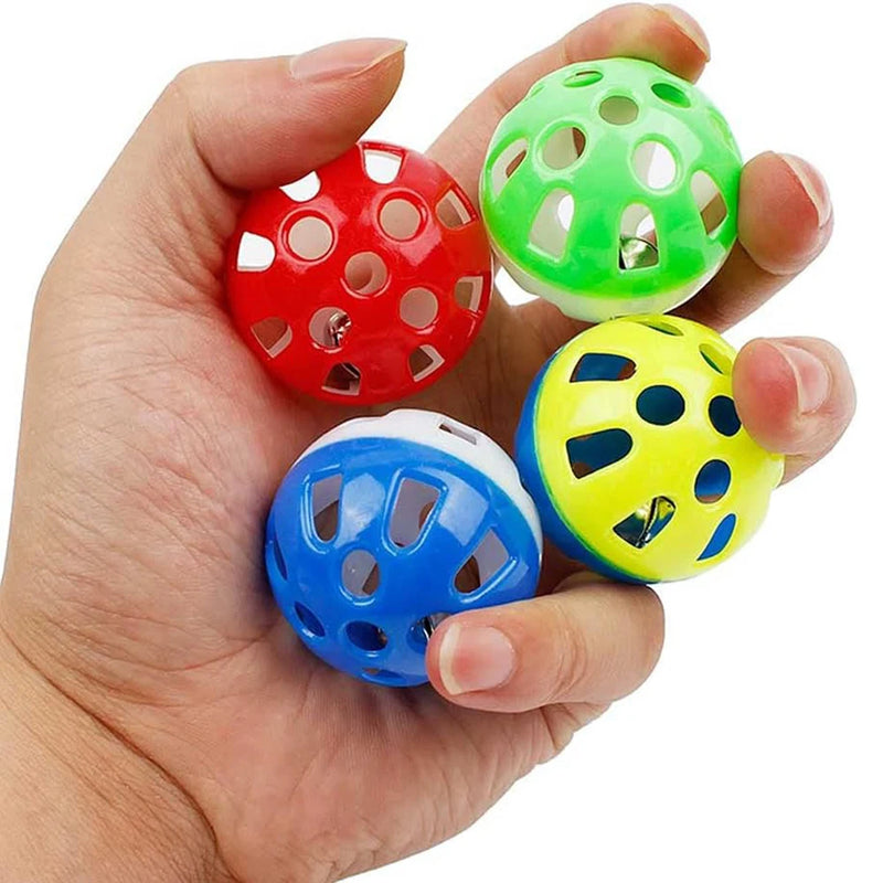 20Pcs Bolas de brinquedo para gatos .Cor aleatória