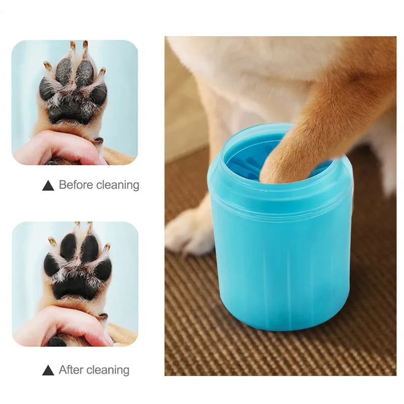 Limpador de pata de silicone para cão e gato!!!