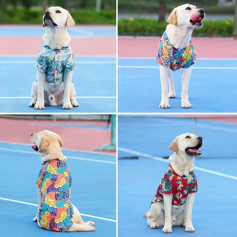 Camisa Animal. Estilo Havaí. Para Cães.