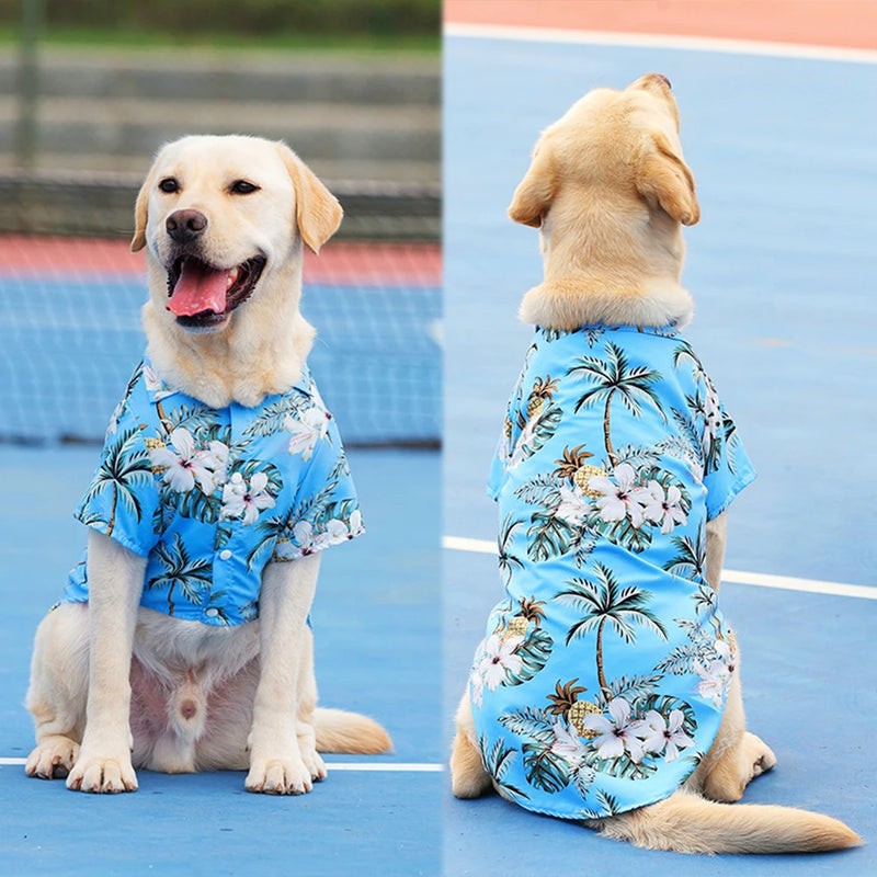 Camisa Animal. Estilo Havaí. Para Cães.