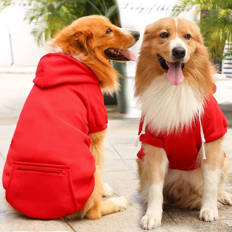 Moletom de lã para cães grandes. (primavera e outono)